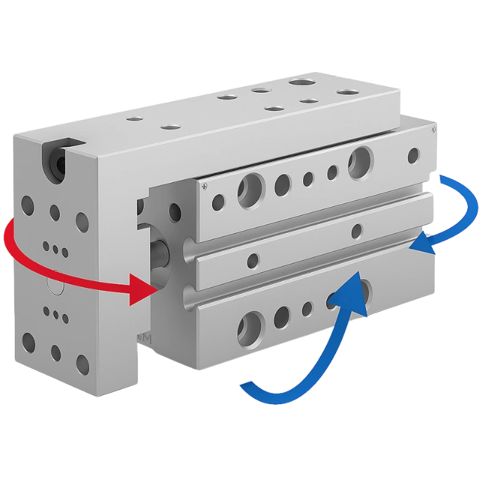 Modelos CAD/3D de grippers paralelos neumáticos Robohand