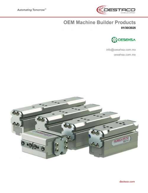 Portada catálogo OEM Machine Builder