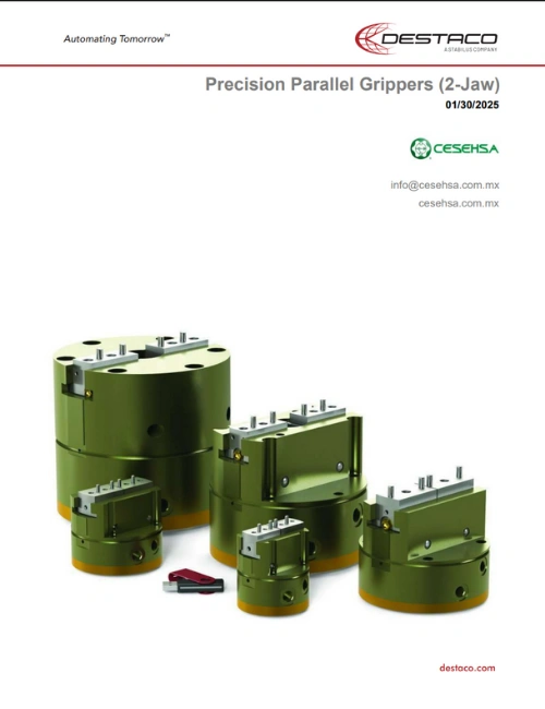 Portada catálogo Grippers Paralelos